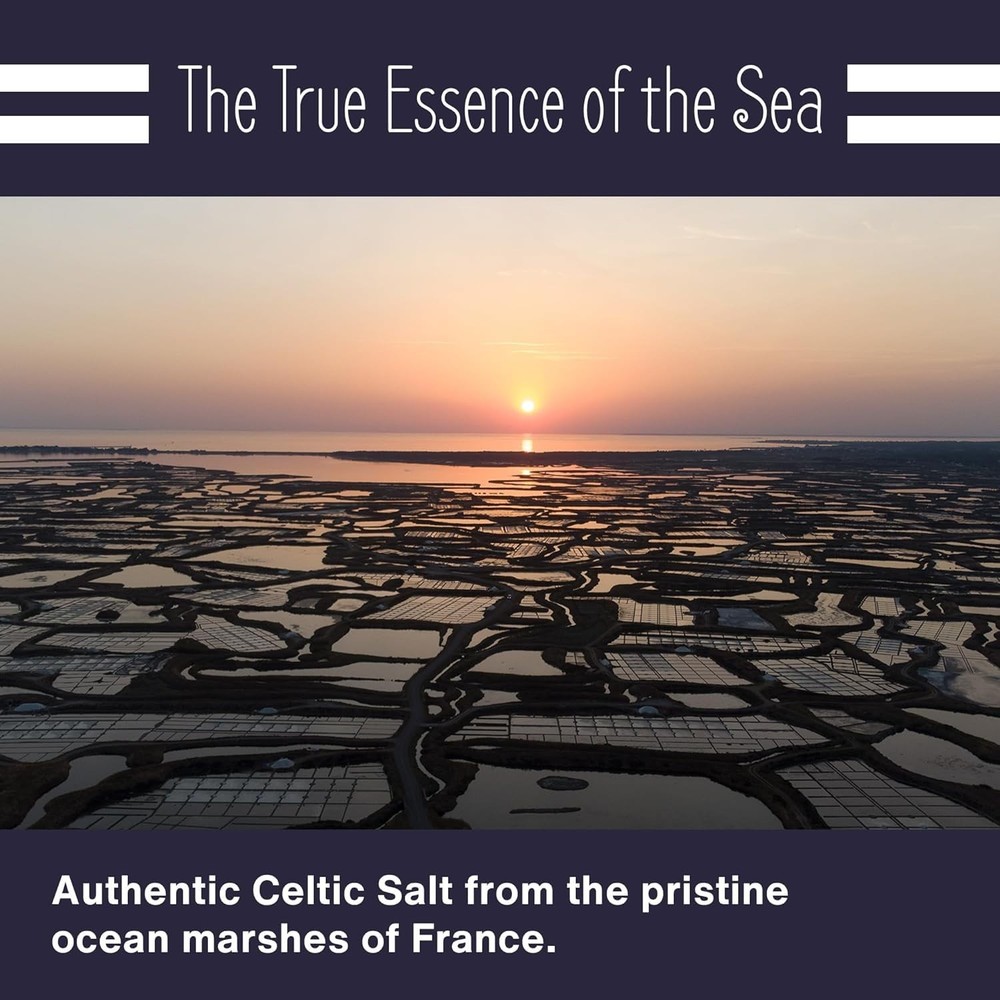 Fine Ground Celtic Salt - 100% Natural, 2 Pack
