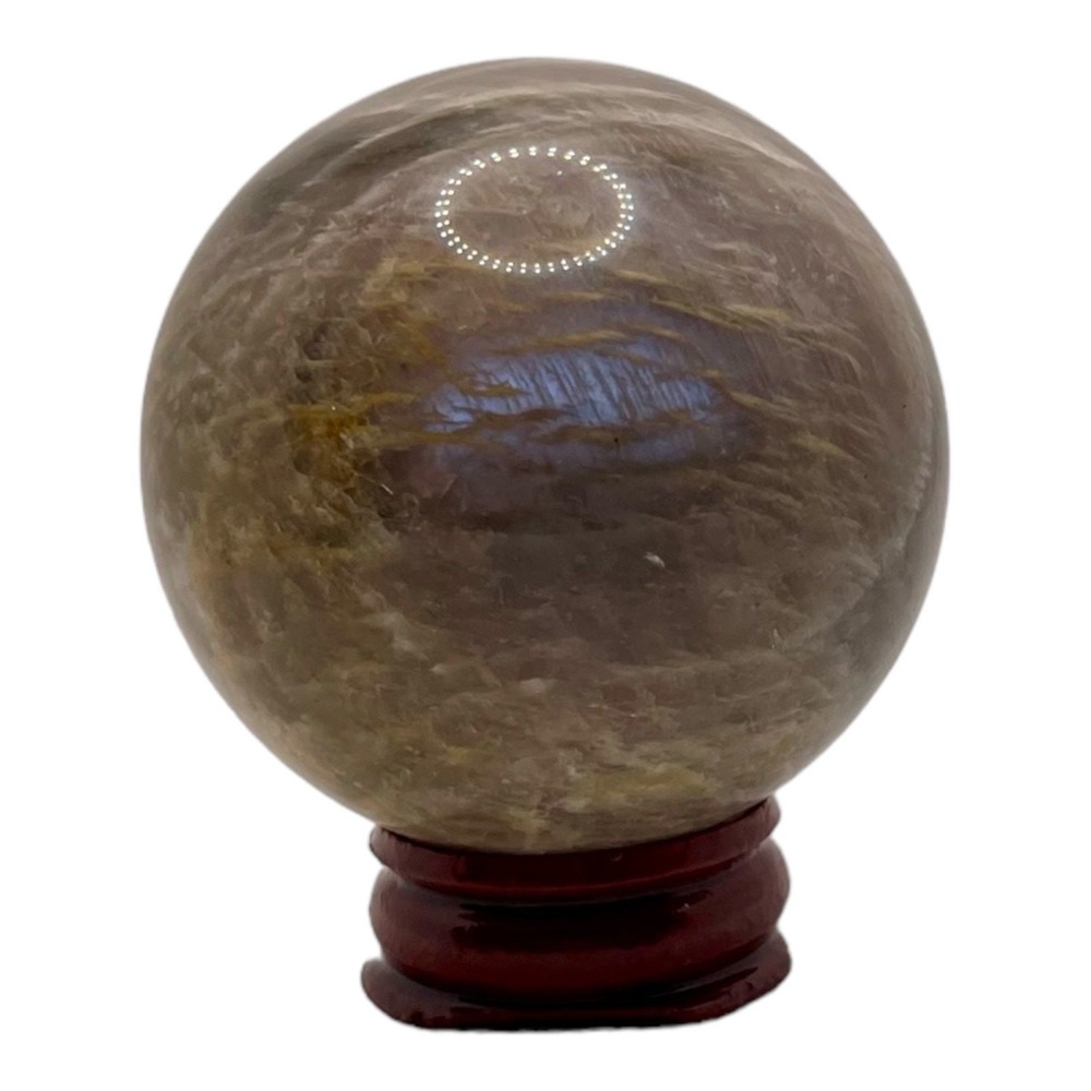 Blue Flash Moonstone Sphere