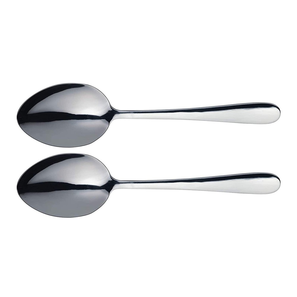 MasterClass Serving Spoons, Stainless Steel, Silver, 23.5 cm