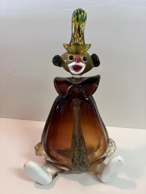 Vintage Murano Clown Decanter