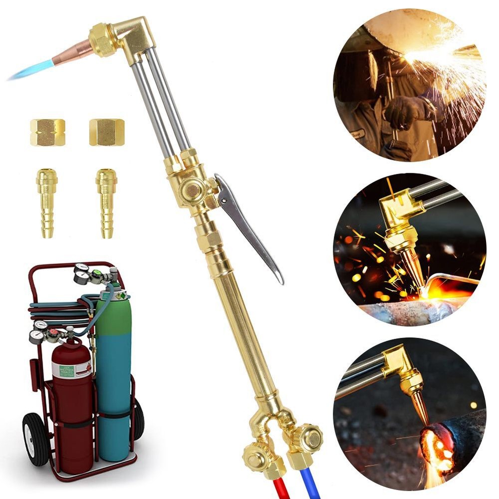 Victor Type Oxygen/Acetylene Propane Cutting Welding Brazing Torch Tool Kit Set