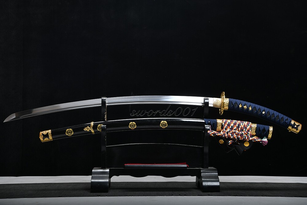 Sharp Katana Japanese Samurai Sword Carbon Steel Authentic Tachi More Curved
