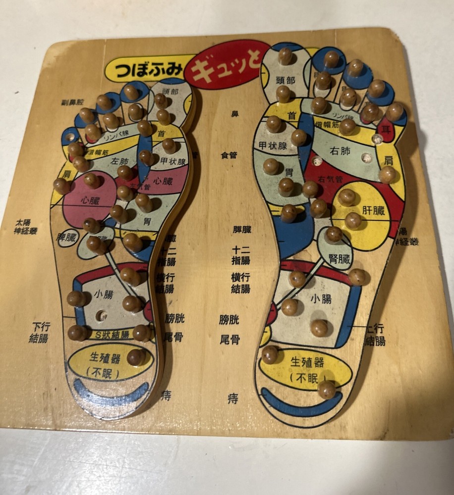 Foot Acupuncture Model. Vintage Piece. Missing Few Pieces.