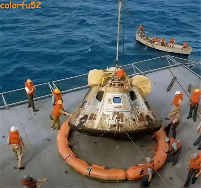 1:48 Apollo Command Module Spacecraft 3D Printed Finished Model Display Toy Gift