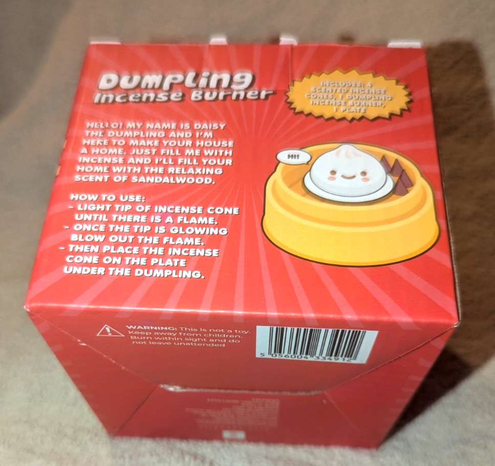 Dumpling Incense Burner! Including 4 Scented Incense Cone