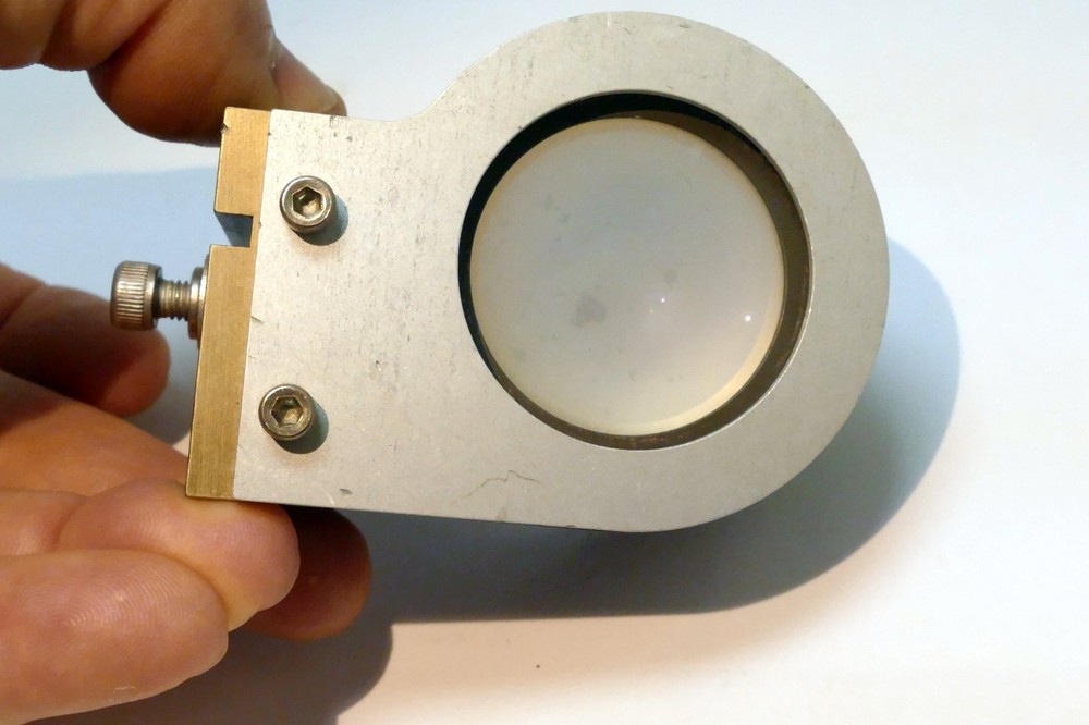 Microscope Optics Magnifier Accessory - Attachment 2" glass OD