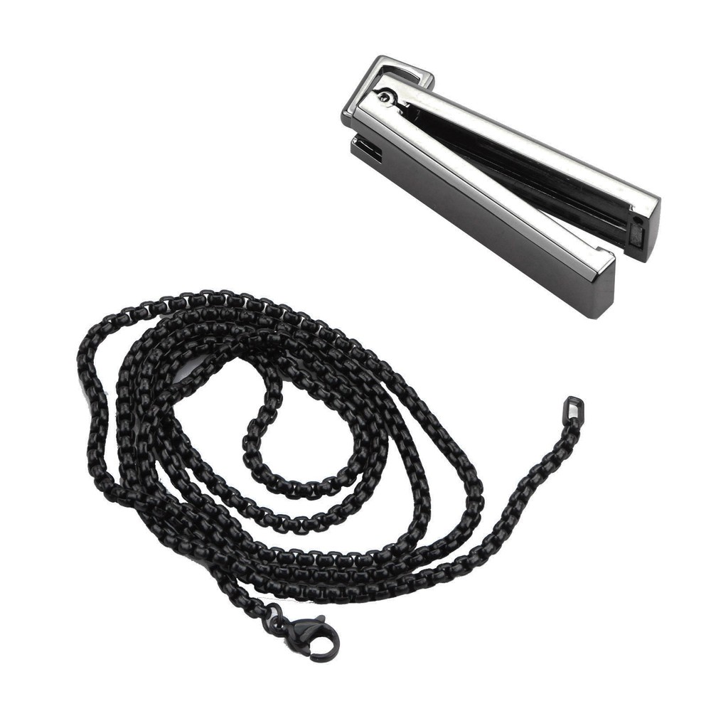 Unique Metal Necklace Pendant Magnetic Holder Chain For Fitbit Flex 2 Flex2 E