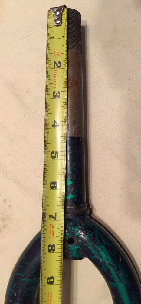 Used Tange Unicrown Fork Cycle Green Paint