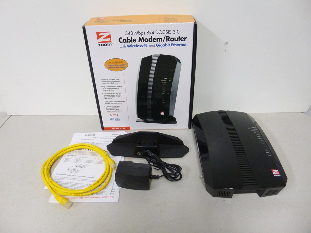 Zoom 5354 Cable Modem/Router