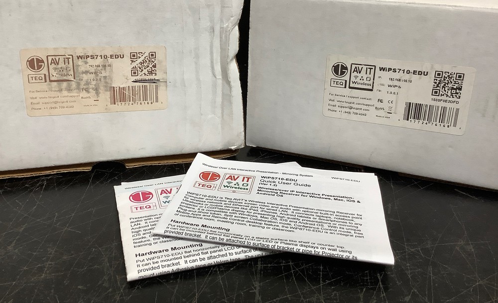 TEQ AV IT WiPS710-EDU Wireless Lot