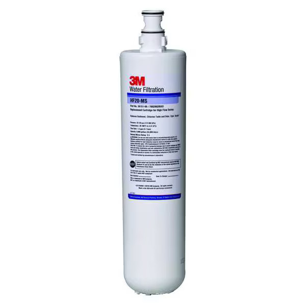 3m Quick Connect Filter, 1.5 gpm, 0.5 Micron, 4" O.D., 16 1/2 in H 5615109 3m