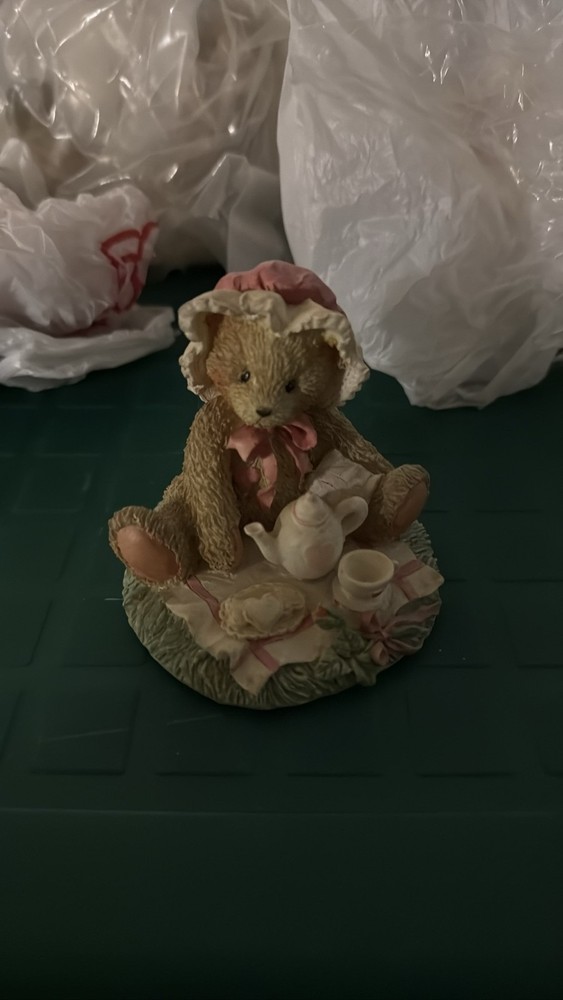 Enesco Cherished Teddies Marie Tea Set