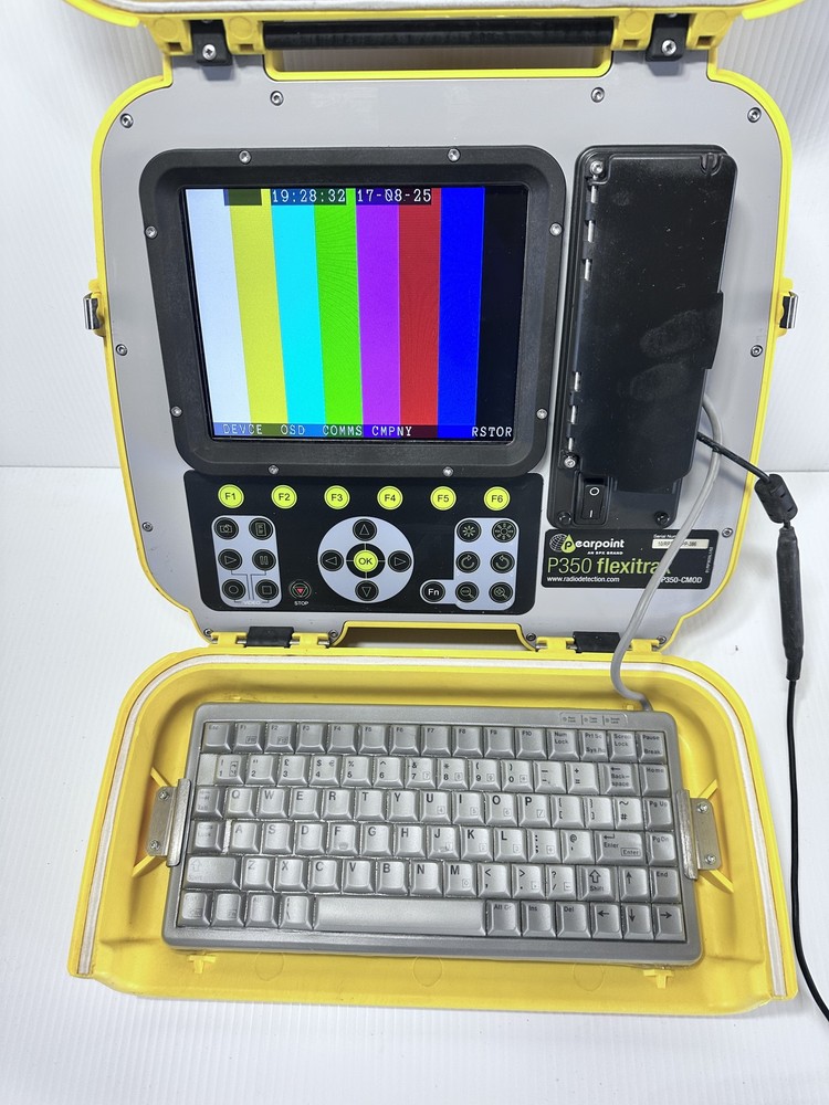 SPX Pearpoint P350 Flexitrax Crawler and Camera Controller for Sewer Drain Pipe