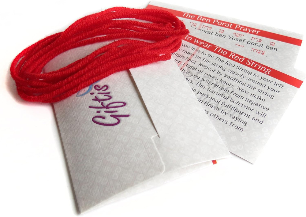 5 Pcs Red String Bracelet - 100% Wool - Protection against the Evil Eye