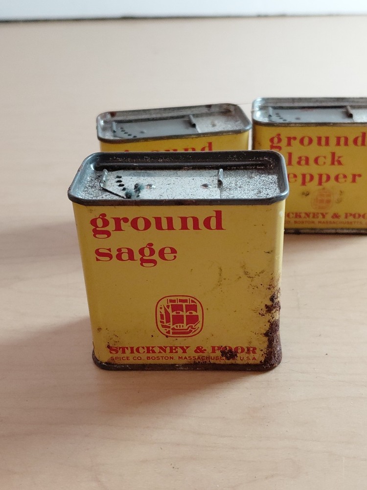 Vintage Stickney & Poor - Black Pepper - Ground Sage