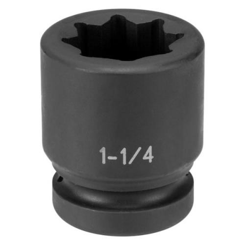 Grey Pneumatic 1" Drive 1-7/16" 8-Point Standard Impact Socket (4546S)