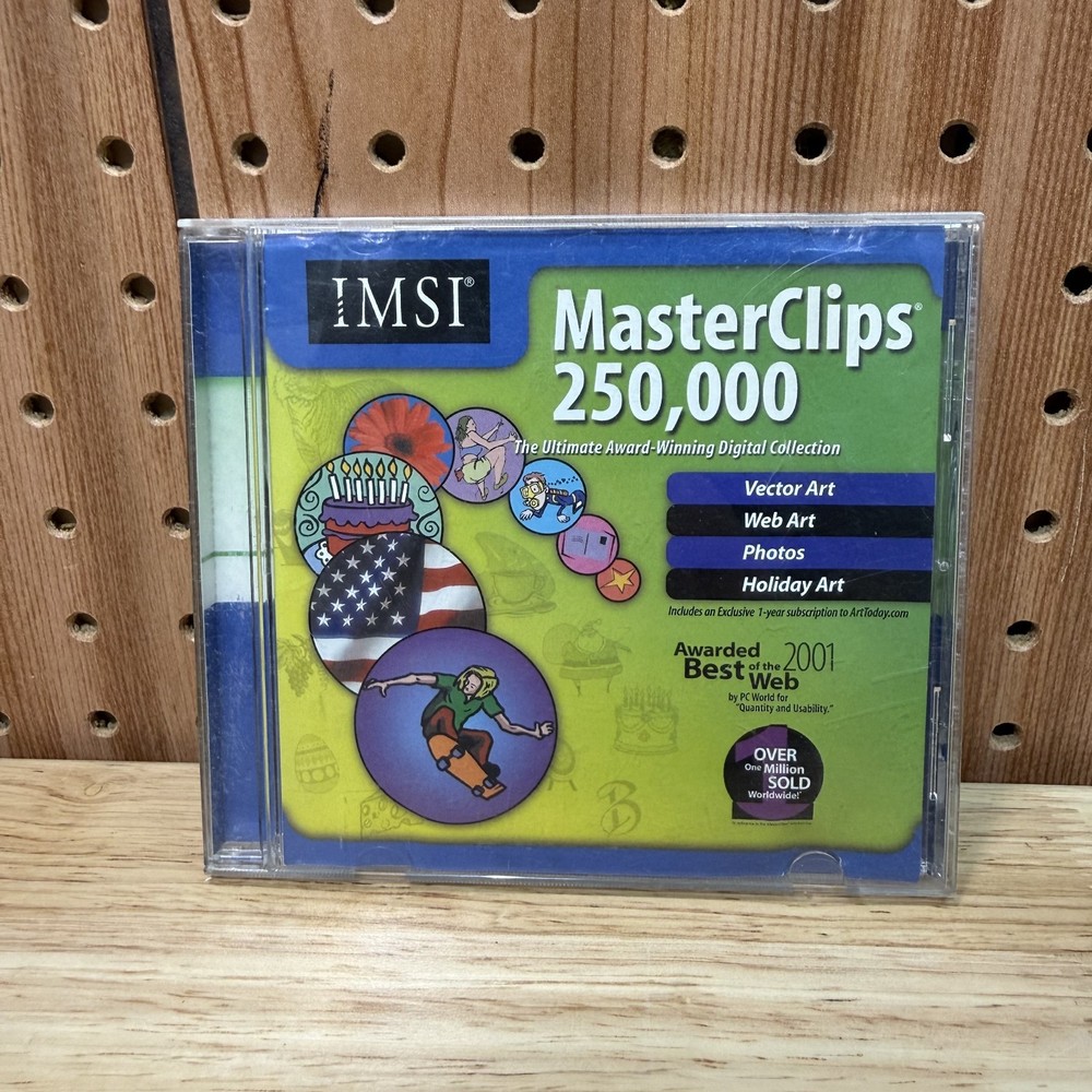 IMSI MasterClips 250,000 Images Big Box Software Disk Digital Collection