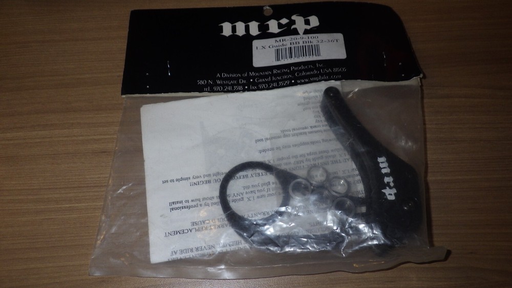 MRP GUIDE BB BLACK CHAIN GUIDE, 32-36T, NEW, CHEAP