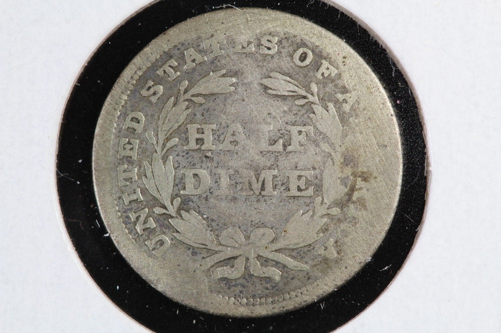 1839 Seated Half Dime No Drapery 4NNN