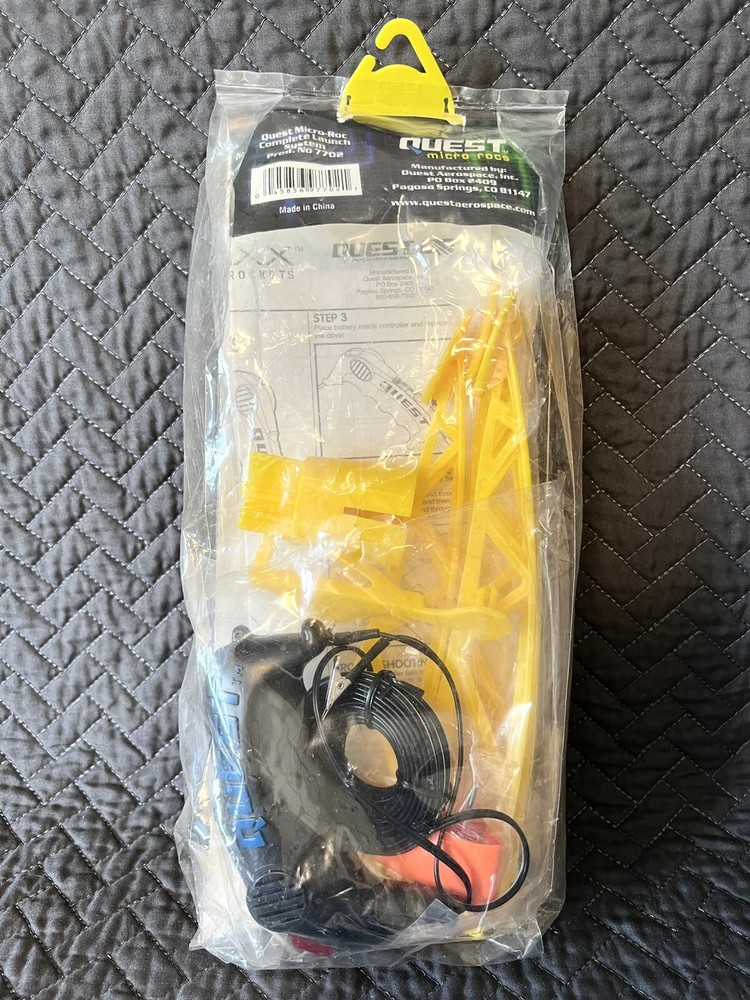 Quest Micro Roc Complete Launch System 9V Controller w/ Alarm & Blinking Light