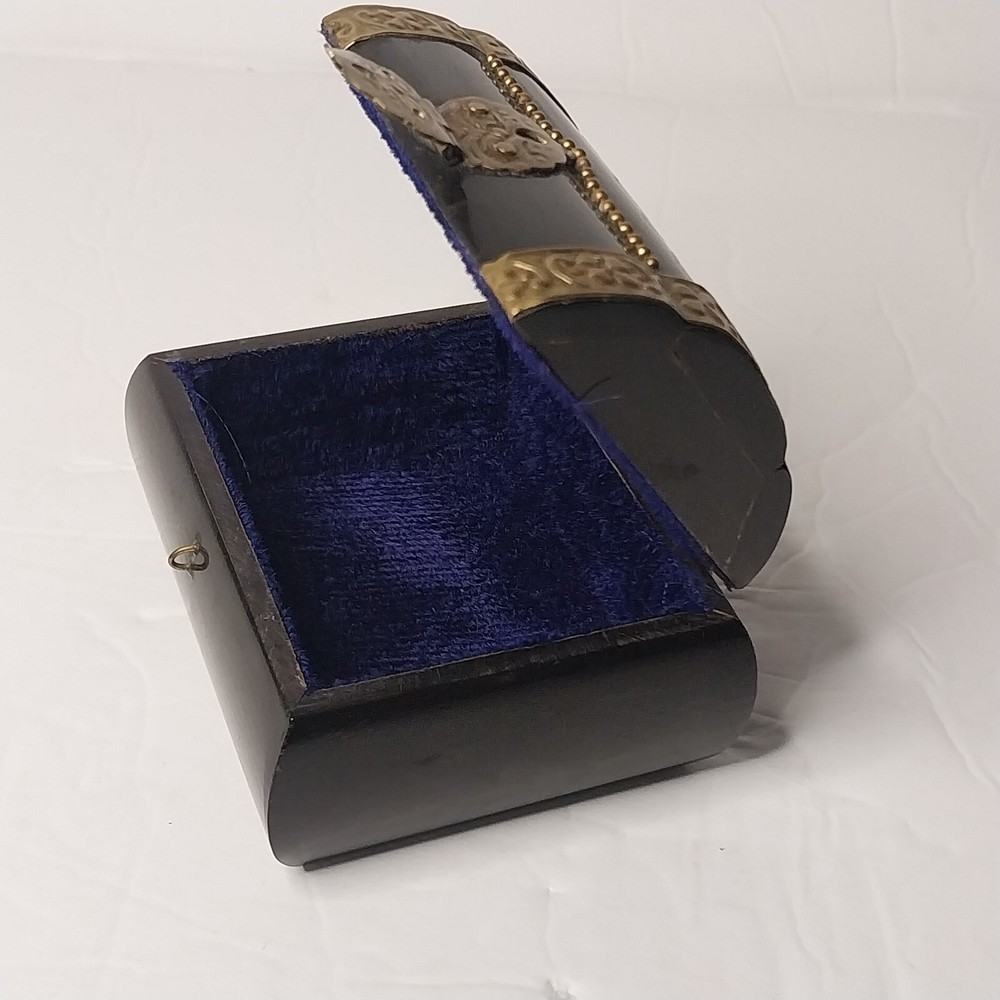 Vintage Old Handcrafted Brass & Camel bone Jewellery Box,