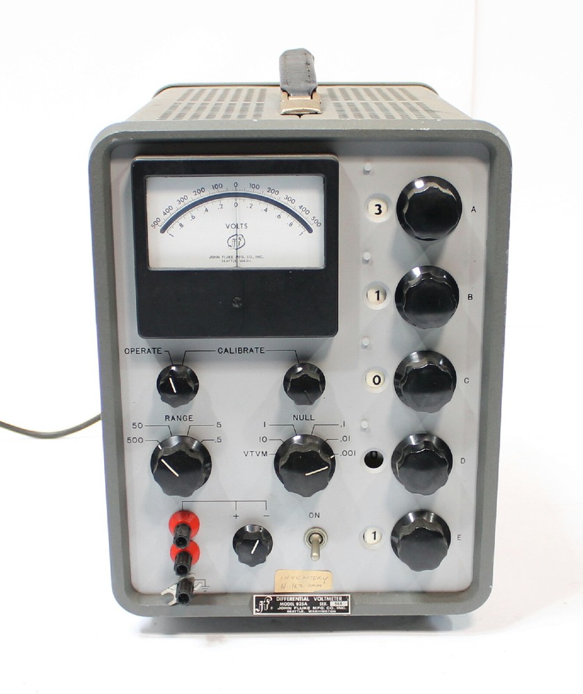 John Fluke 825A AC-DC Differential Voltmeter