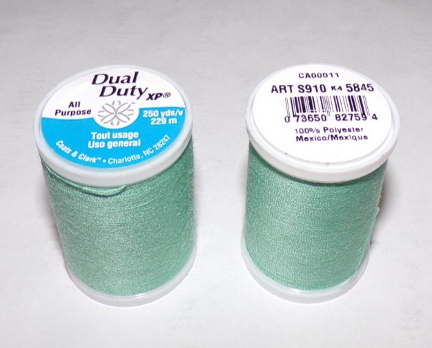 Dual Duty All Purpose Polyester Thread, 250 yards, Seafoam (5845)