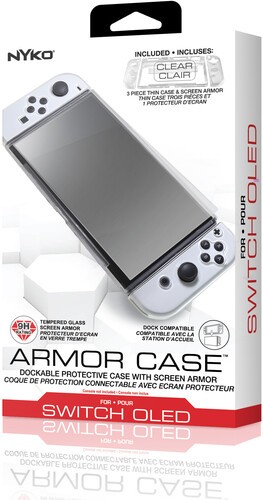 NYKO - Armor Case : Clear for Nintendo Switch OLED Model [New ]