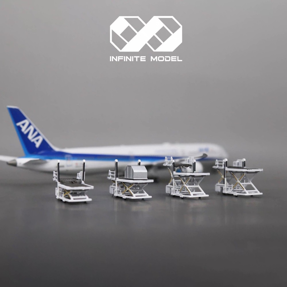 1/200 trepel champ 70 airport cargo loader Finished Painted Printed 3D Model