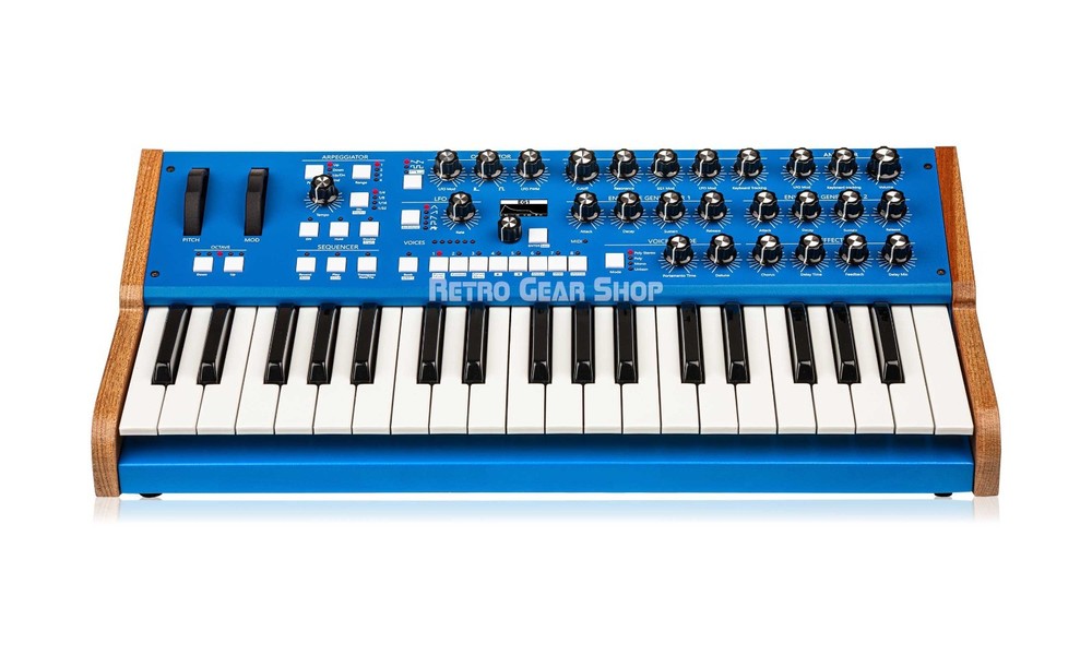 GS Music Bree6 Keyboard Polyphonic Analog Synthesizer Blue