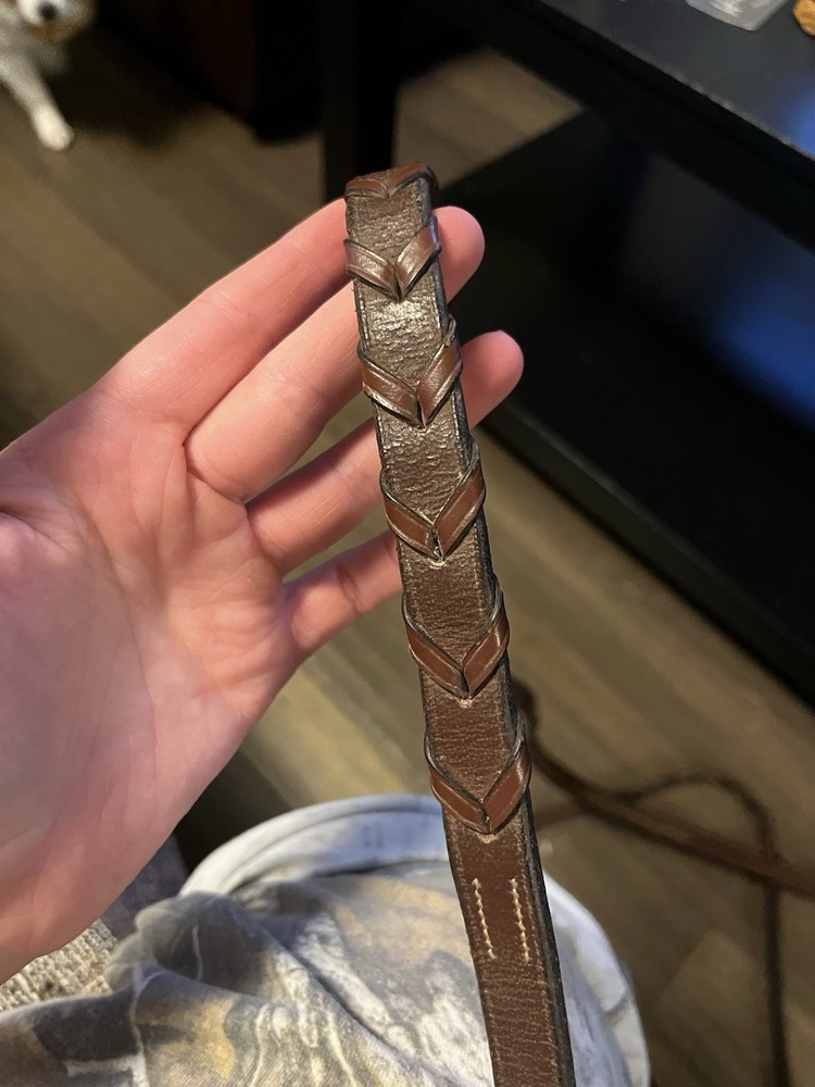 Leather Fancy Stitch 52” Reins