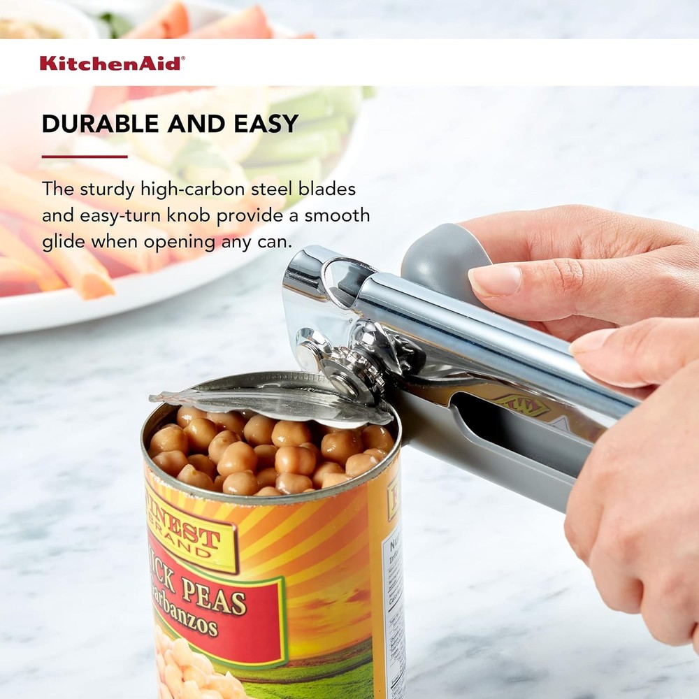 KitchenAid No Mess Multi Function Can Opener, One size, Gray