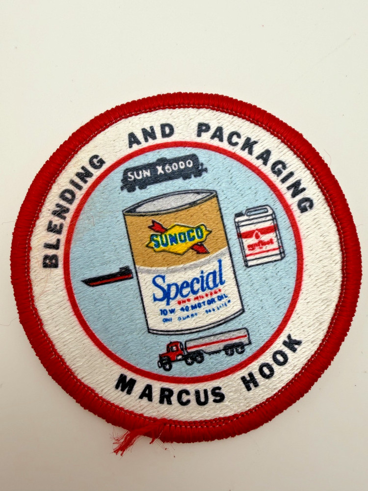 Sunoco Special Blending & Packaging Marcus Hook Oil & Gas Patch Refinery Vintage