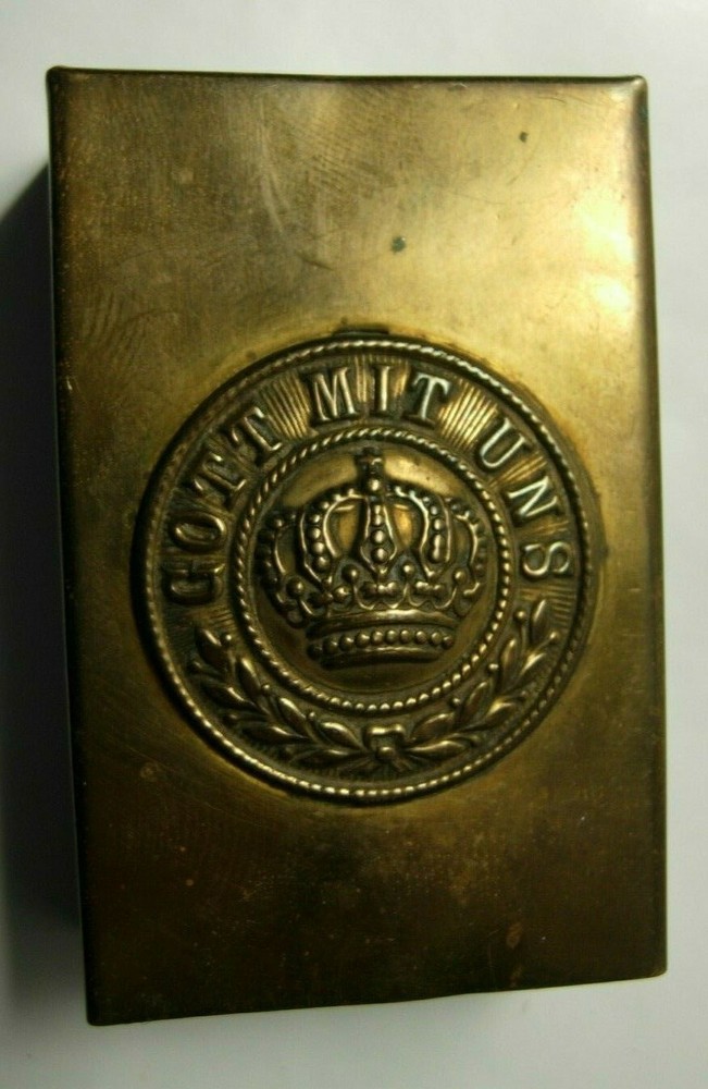 WW1 German Trench Match Safe "Gott Mit Uns"    TG
