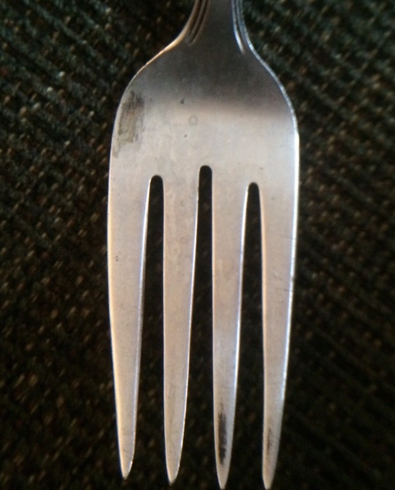 JEWEL by International Silver Plymouth Flatware Solid Cold Meat Serving Fork