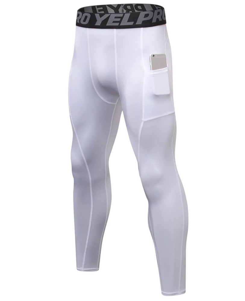 SPVISE 2 or 3 Pack Compression Pants Men Running Leggings Workout Base Layer ...