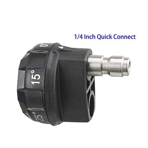 Pressure Washer Nozzle Tips, 6-in-1 Quick Changeover, Adjustable Pressure