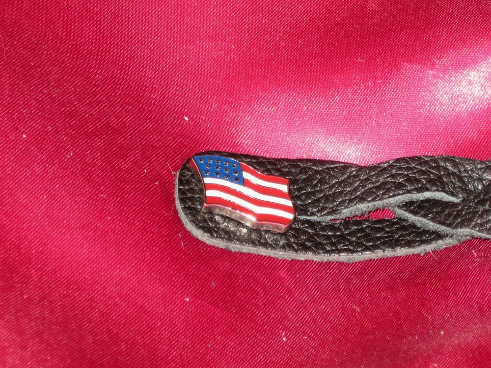 Handcrafted Vest Extender Mystery Braid? American Flag