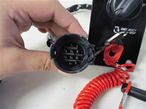 SUZUKI SINGLE IGNITION & KILL SWITCH PANEL W/ KEYS MARINE BOAT