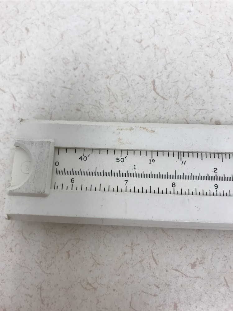 Vintage Slide Ruler Precision Sterling USA Tool Carpenter