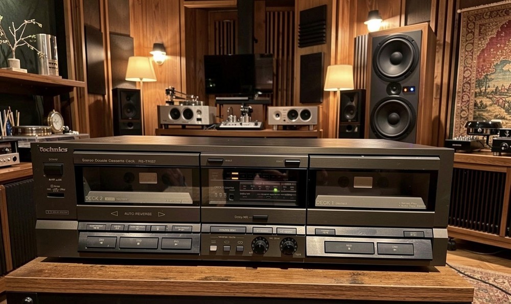 Vintage Technics RS-TR157 Stereo Double Deck