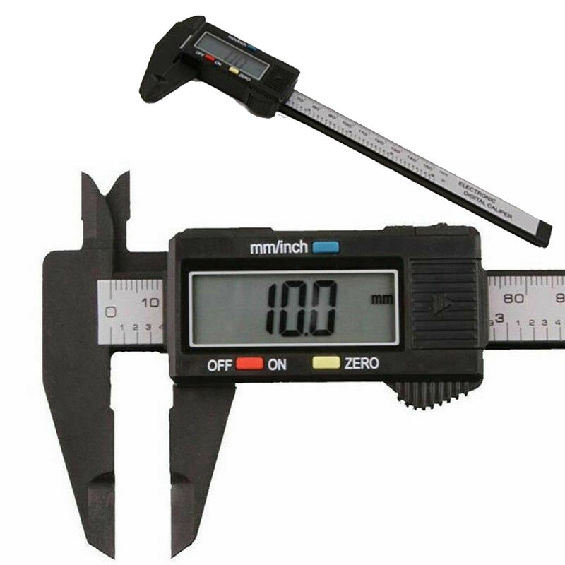 Precise Digital Electronic Vernier Caliper Carbon Fiber Micrometer 150mm