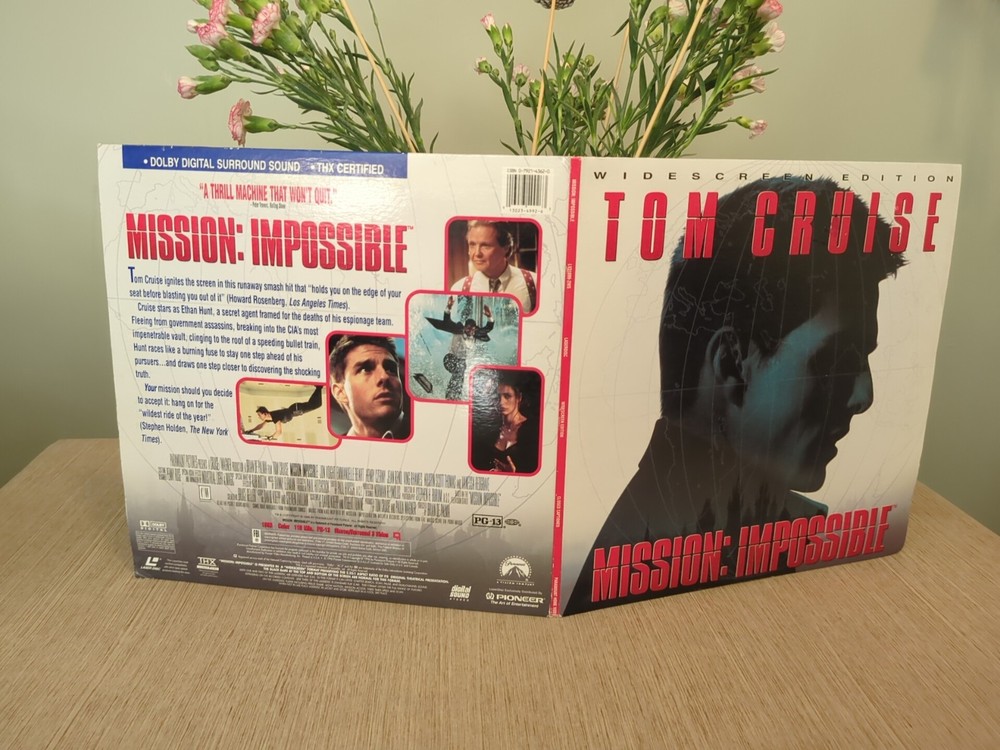 Mission: Impossible | US NTSC Laserdisc | 2 Disc Widescreen | Tom Cruise