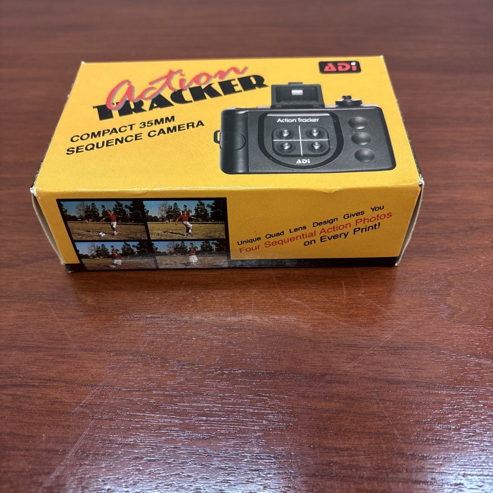 ADI Action Tracker 35MM Point & Shoot Film Camera ***Untested