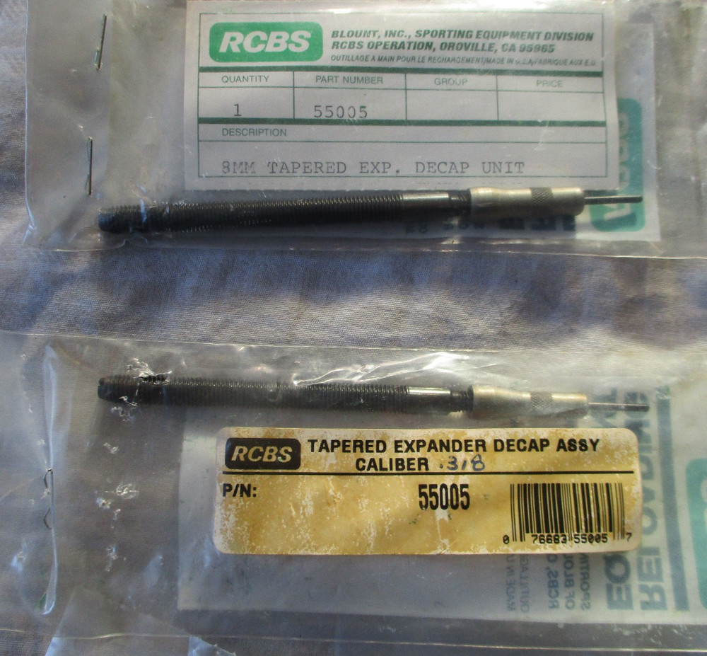 RCBS Expander Decapping Unit Various