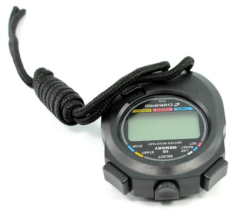 Champro A155 Large Display Water Resistant Stop Watch