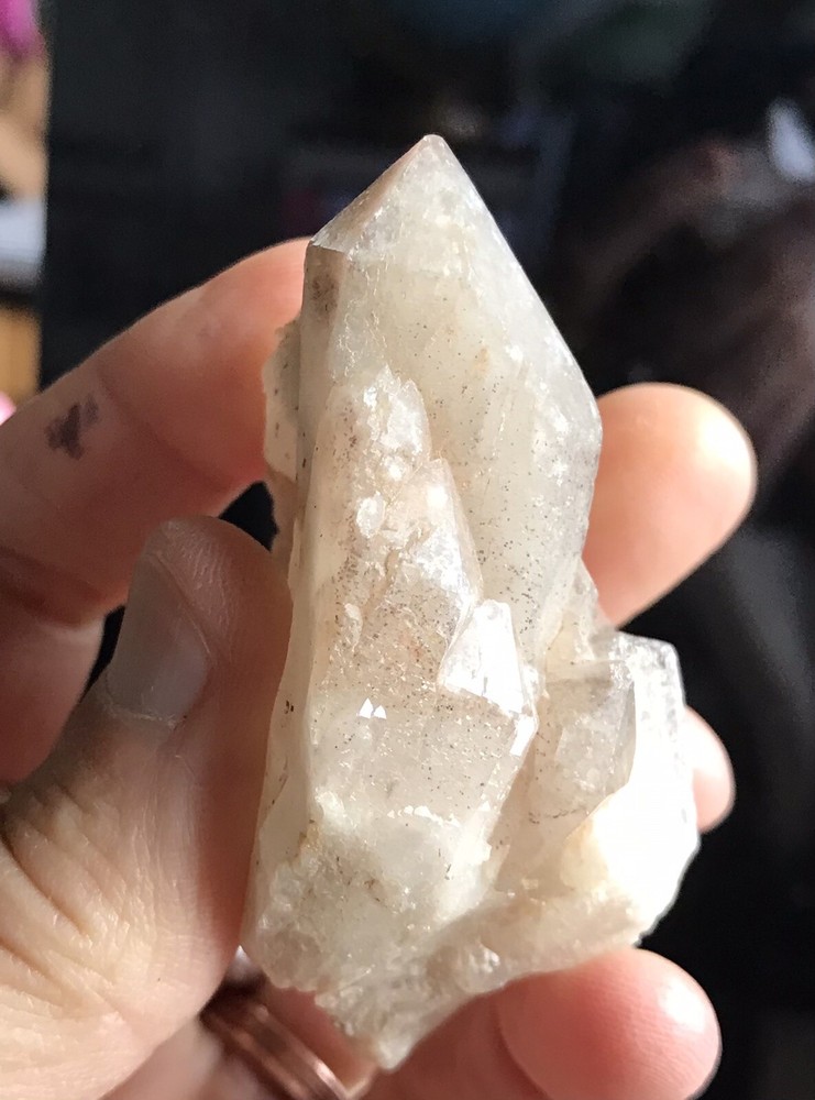 Colorado polka dot quartz crystal