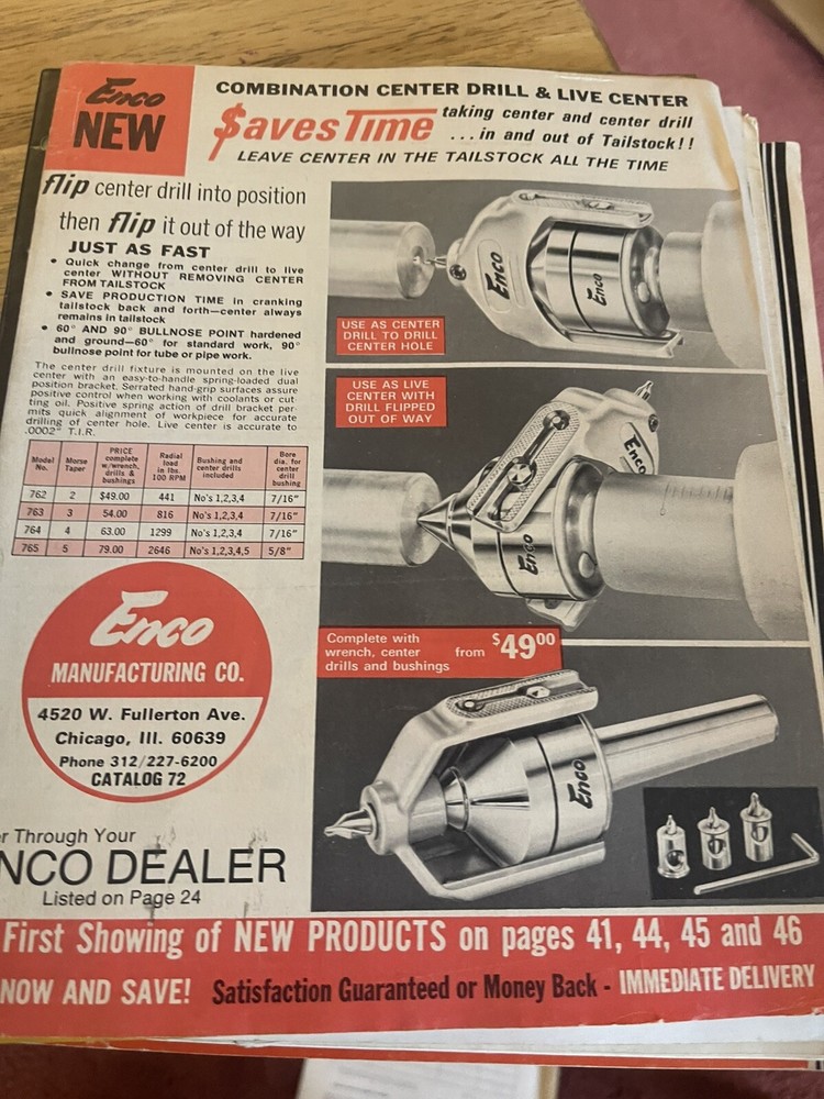 Enco Manufacturing Tool Catalog, 1971