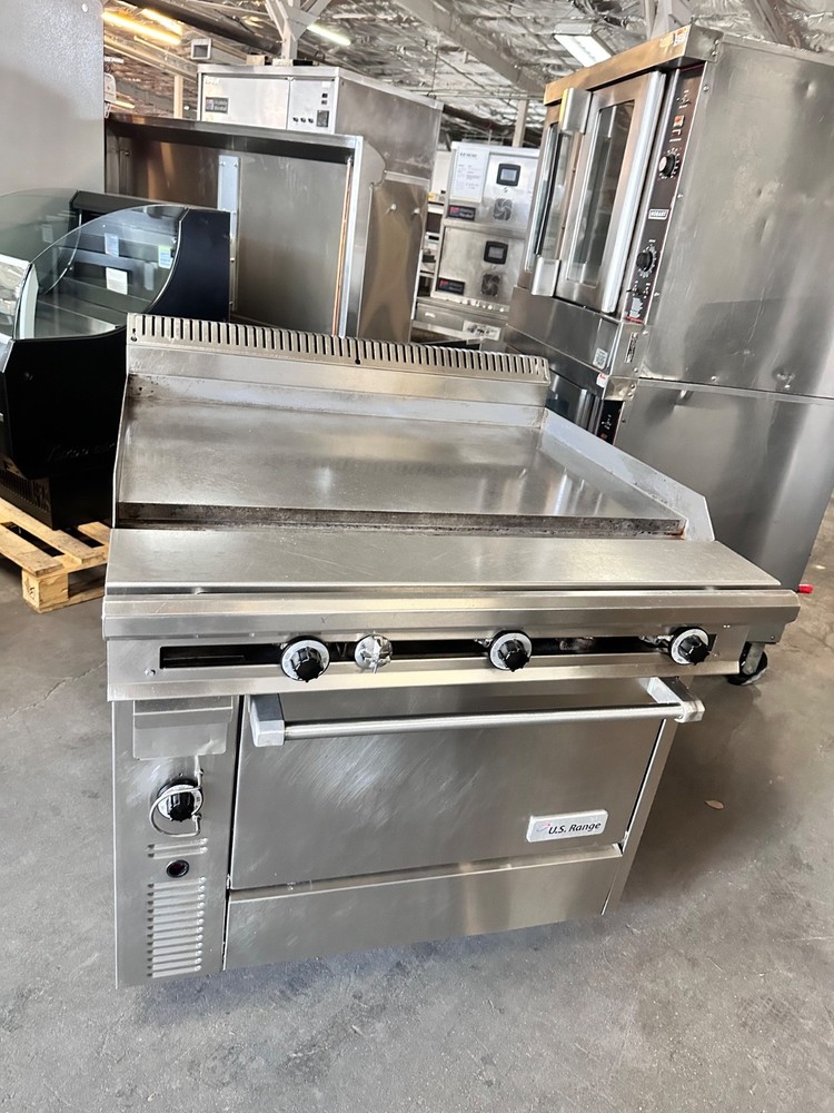 US Range Griddle with Oven Natural Gas
