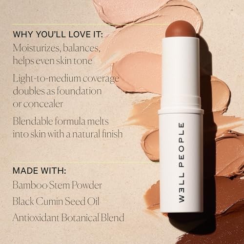 Multi-Use Complexion Stick Foundation & Concealer, Buildable Coverage, Soft Matt